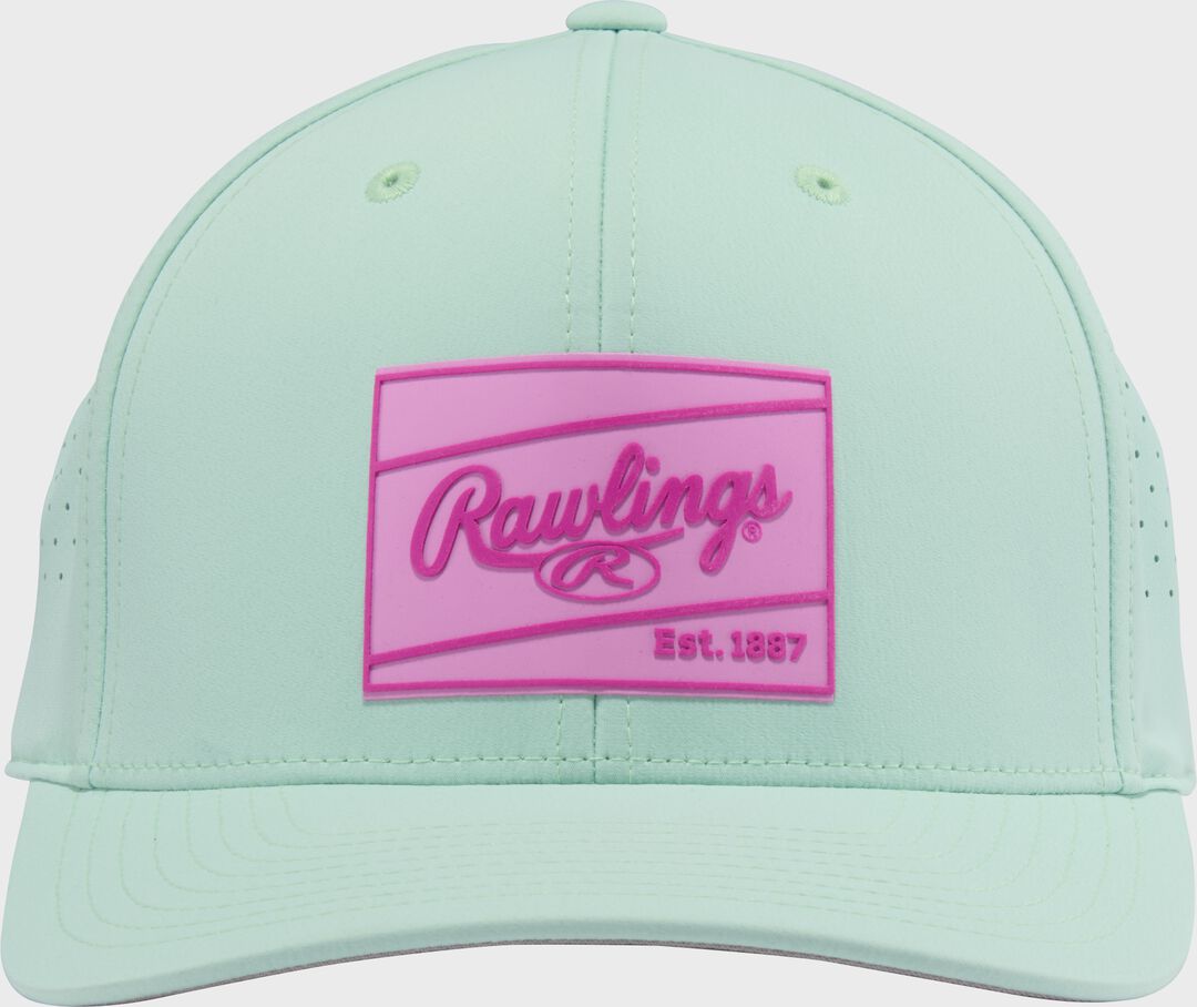 Rawlings Mint Performance Curved Bill Snapback Hat