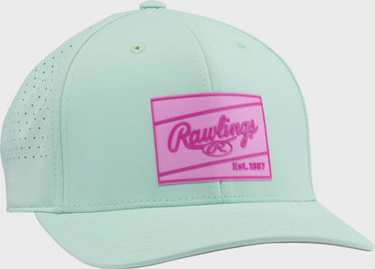 Rawlings Peach Performance Curved Bill Snapback Hat