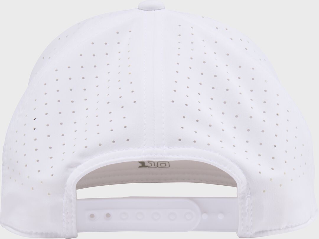 Rawlings White Performance Flat Bill Snapback Hat