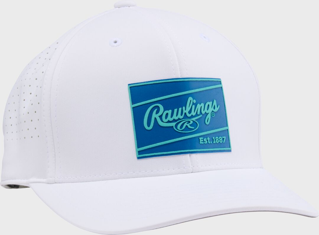 Rawlings Light Blue Performance Curved Bill Snapback Hat