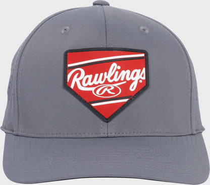 Rawlings Home Plate Performance Flat Bill Snapback Hat