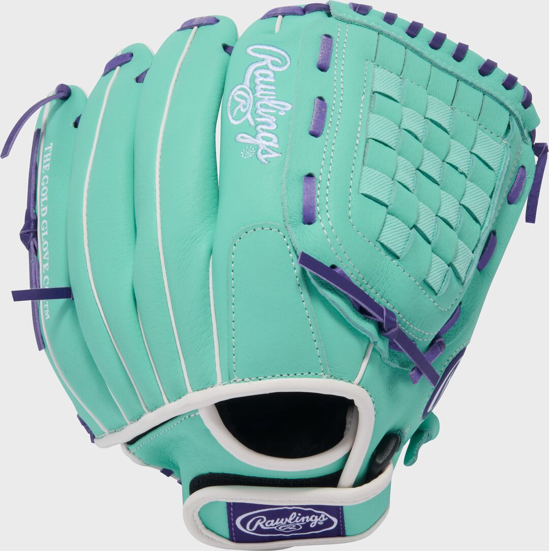 Rawlings Sure Catch Softball 11.5-inch Youth Fastpitch Softball Glove, Right Hand Throw