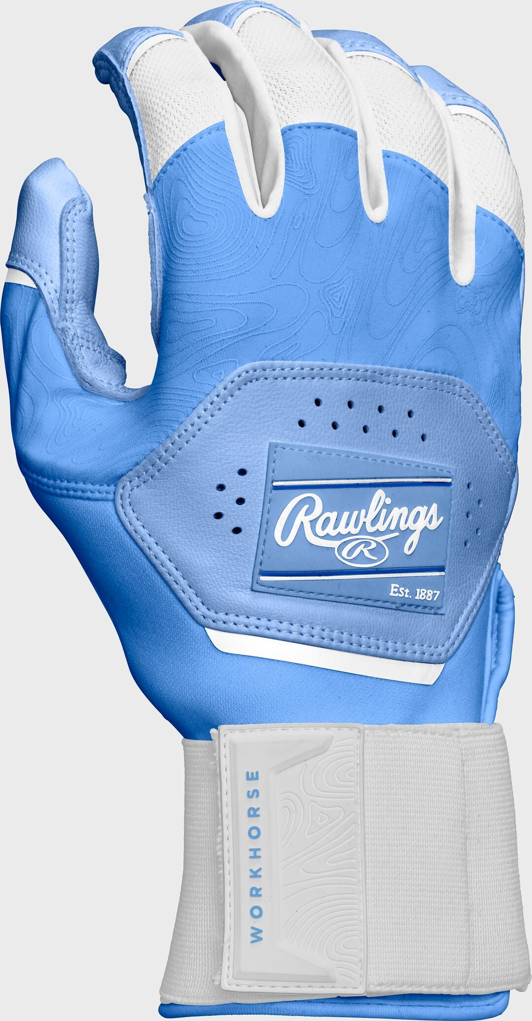 Rawlings Workhorse Compression Strap Batting Gloves, Adult & Youth Sizes