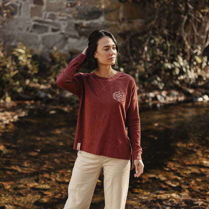 Rawlings x The Normal Brand Women’s Fleece Splitside Pullover