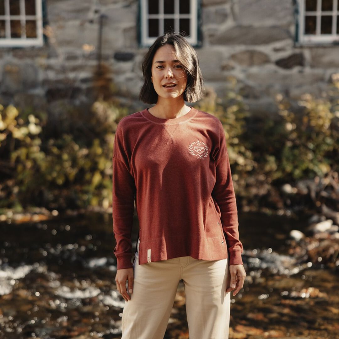 Rawlings x The Normal Brand Women’s Fleece Splitside Pullover