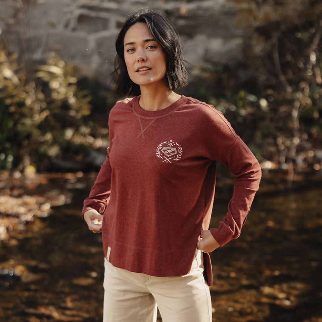 Rawlings x The Normal Brand Women’s Fleece Splitside Pullover