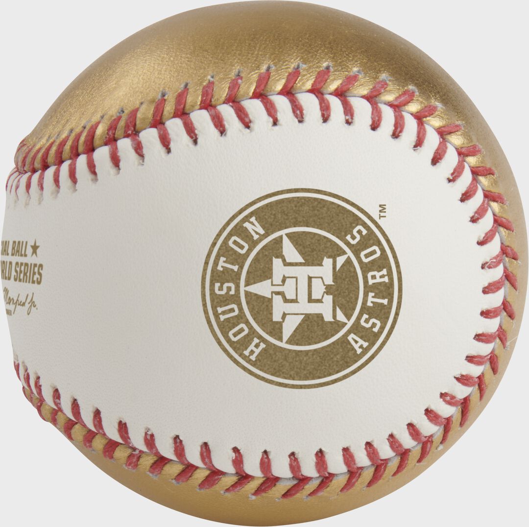 MLB 2021 Gold World Series Dueling Baseball