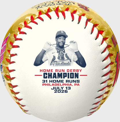 MLB 2026 Jordan Walker Home Run Derby Champion Replica Baseball, 1 Ball